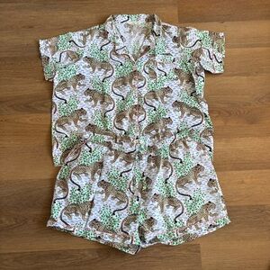 Printfresh Bagheera Short Sleep Set Blush Size 4XL